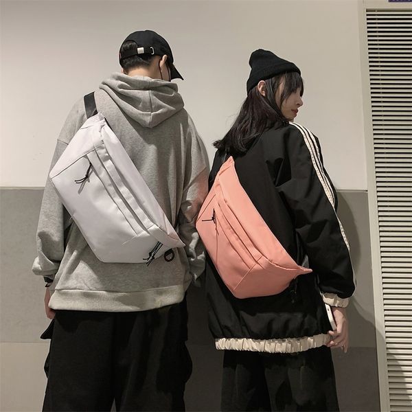 

large capacity storage waist bag canvas fanny pack for men and women big blet bag multi-functional chest bags banana waist packs