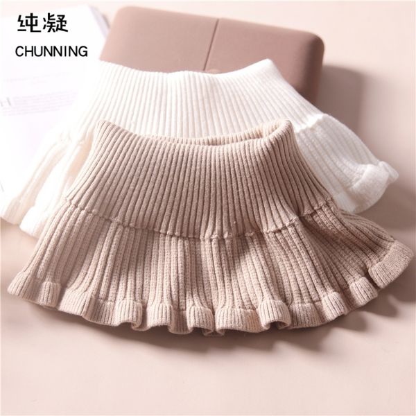 

chunning wb00138 new autumn and winter high sweater fake knitting standing collar scarf neck cover, Blue;gray