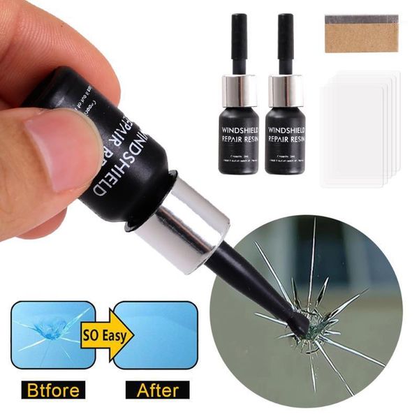 

automotive glass nano repair fluid car window glass crack chip repair tool kit1