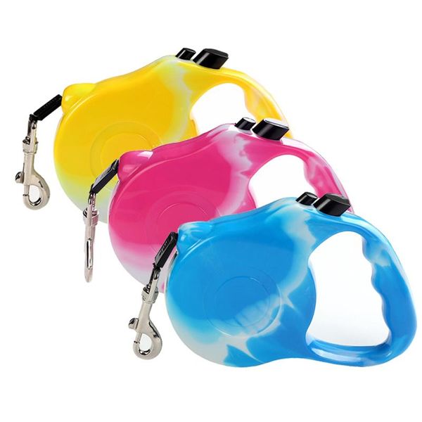 

тяговый поводок регулируемая среда rope выдвижной собаки для walking малый воротник pet dog расширение поводки обучение щенка yxlaon