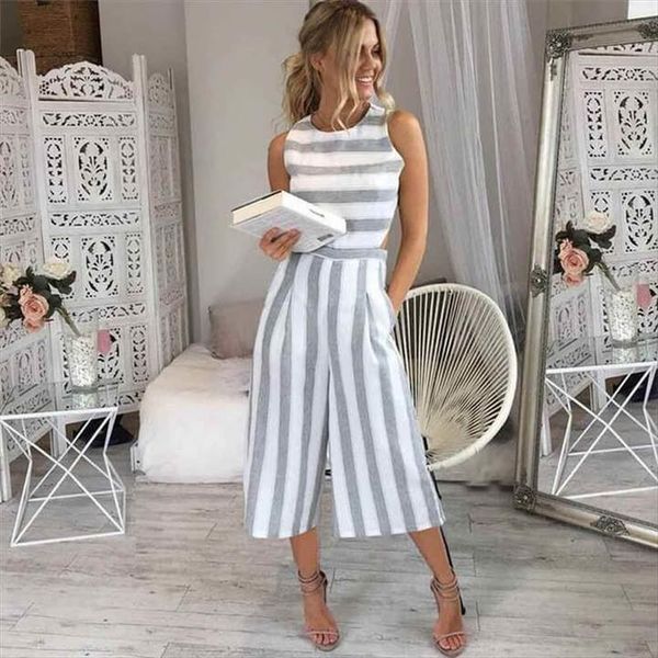 

new fashion women striped print clothes, Gray
