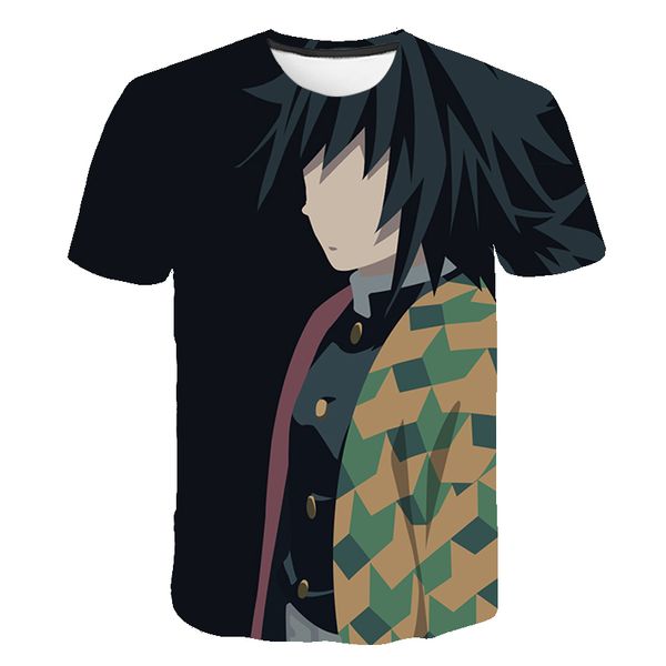 

new printed 3d demon slayer summer boys girls 3d comic kimetsu no yaiba 3d print shirts hentai horror horror men clothing