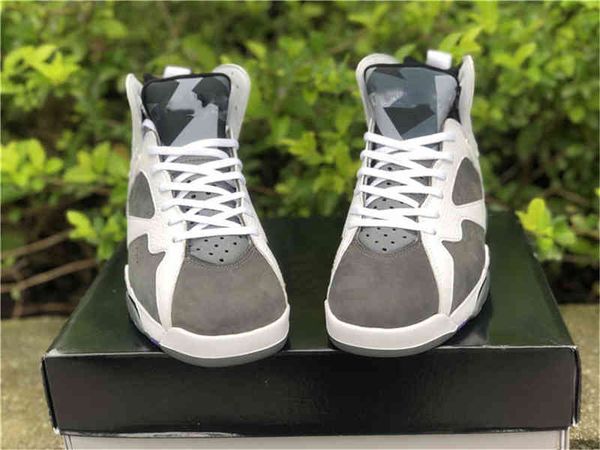 

c080520 2022 released authentic 7 flint men athletic shoes cu9307-100 white grey black varsity purple suede sports sneakers with box