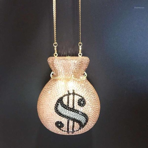 

latest women luxury bridal wedding handbags purses clutches bags evening bag rhinestone bag metallic diamonds clutch purse blue1