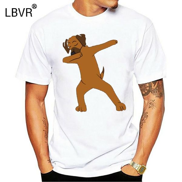 

custom humor rhodesian dabbing dog gift t shirt solid color letters men's t shirt hipster tee sport hooded sweatshirt hoodie