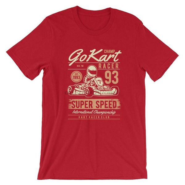 

go kart racer t-shirt. 100% хлопок премиум tee новый вид спорта с капюшоном толстовка толстовка
