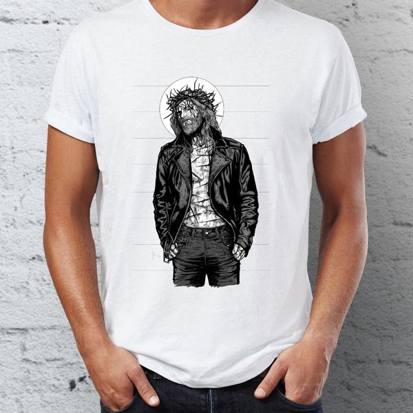 

men's t shirt cool jesus christ christian artsy tee sport hooded sweatshirt hoodie