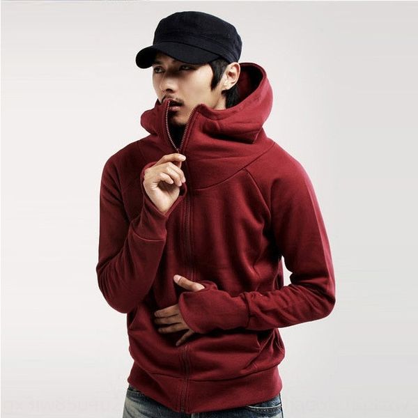 

ikk3m 2019 сплошного цвета новых люди с капюшоном перчаткой 2019 мужского hoodie молнии нового случайным сплошного цвета с капюшоном случайн, Black