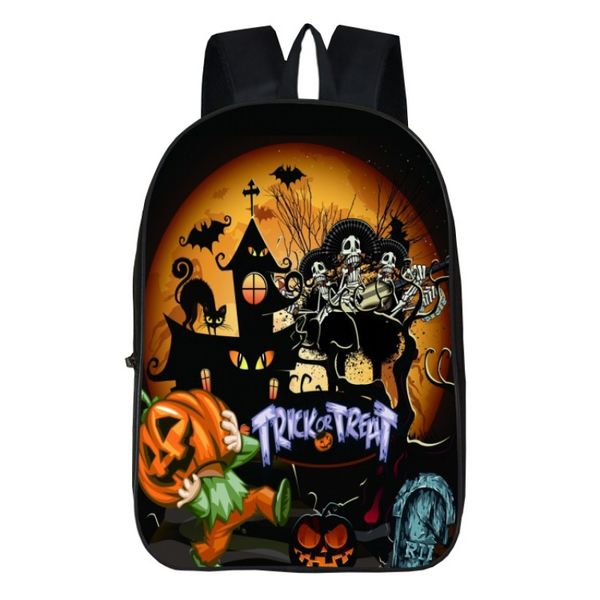 

halloween gift bag cartoon backpack student shoulder reduction wear-resistant