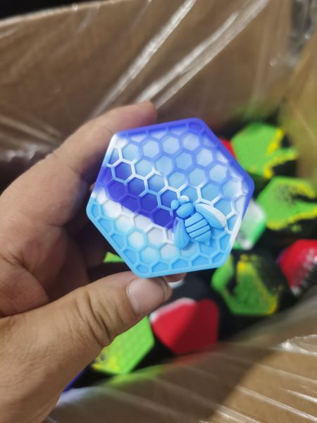 

силиконовые контейнеры box доставка для dab dhl fda free 26ml шестиугольная vape контейнеры испаритель wax оценка еды баночки антипригарной