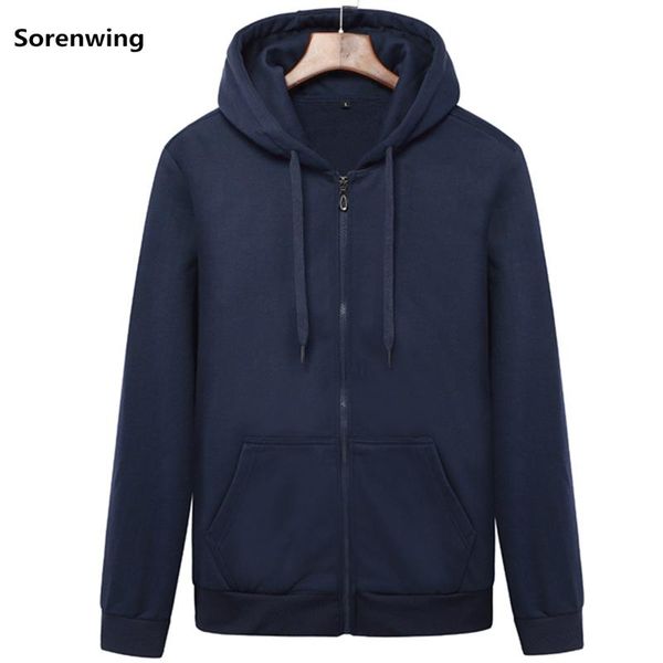 

men's hoodies & sweatshirts brand hoodie with hood jackets men fleece streetwear warm tracksuit hoody coats velvet sweatshirt mens 982, Black