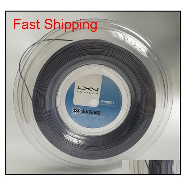 

luxilon big banger alu power tennis racquet string 200m grey color same as original luxilon string e5wqo