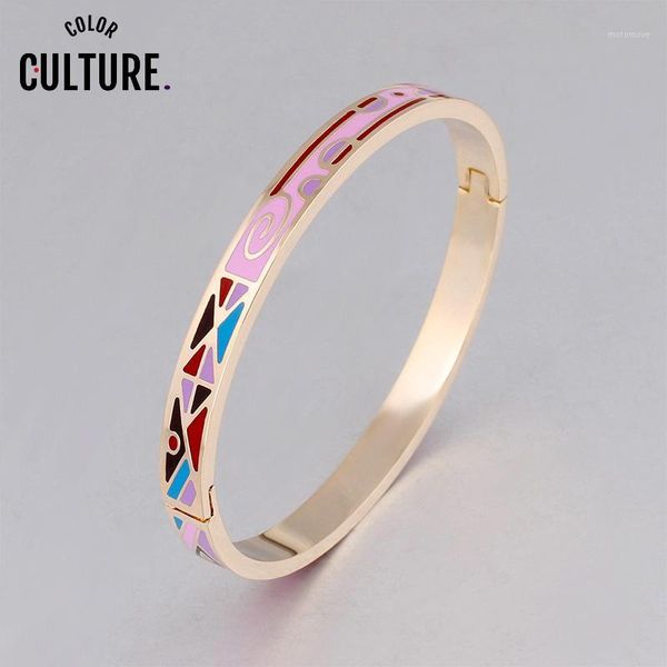 

bangle 2021bangles for women fashion jewelry stainless steel bracelet cuff 0.6mm width1, Black