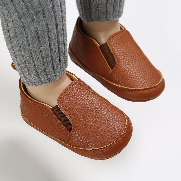 

first walkers 2021 born baby shoes toddler moccasins boy girl pu leather casual soft sole infant1