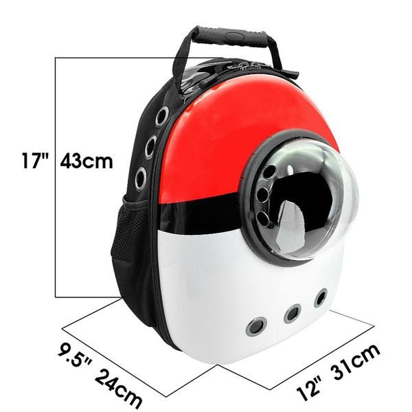 

portable dog cat carrier bag breathable space capsule astronaut travel bag transparent outdoor small cat carrier pet bbyjhn