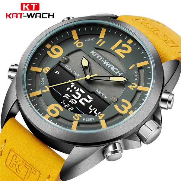 

double time zone swim men sports watch digital calendar quartz wrist watches waterproof 50m military clock relogio masculino