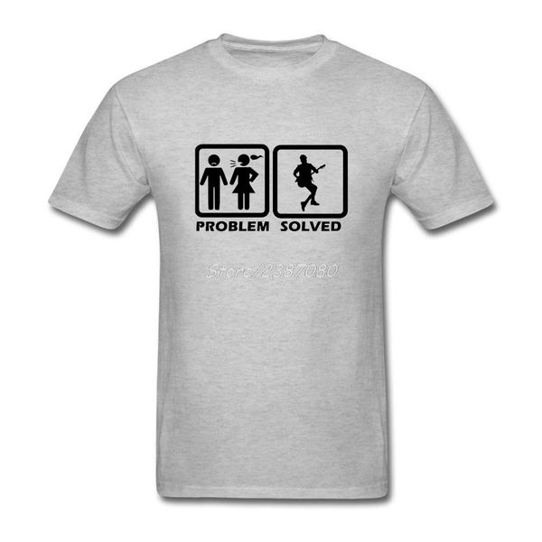 

sport guitar solved my problem t shirt short sleeve men's t-shirt popular atmosphere o-neck cotton big size t shirts for boys