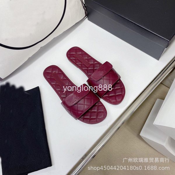 

dress shoes xiaoxiangliang slipper women's spring and summer style outdoor beach indoor comfortable flat bottom low heel one-sided, Black