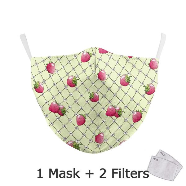 

nadanbao cute fruit print mask fashion women washable masks kids face cover animal pattern fabric reusable masks wmtson xhhair