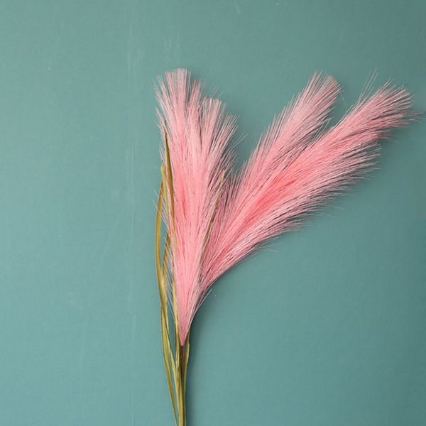 100 CM Ramo di canna selvatica Piccola Pampa Erba Phragmites Piante artificiali Mazzo di fiori da sposa per la decorazione domestica Fiori finti