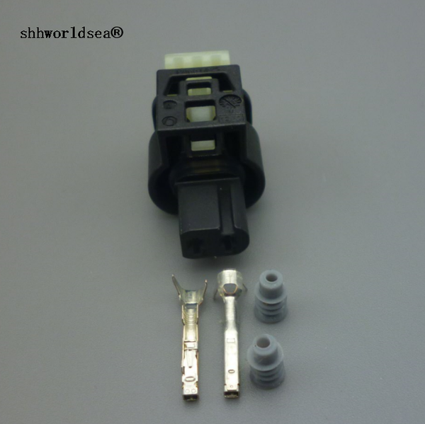 

shhworldsea 2 pin female automotive connector plug 805-120-521 car waterproof plug auto socket for