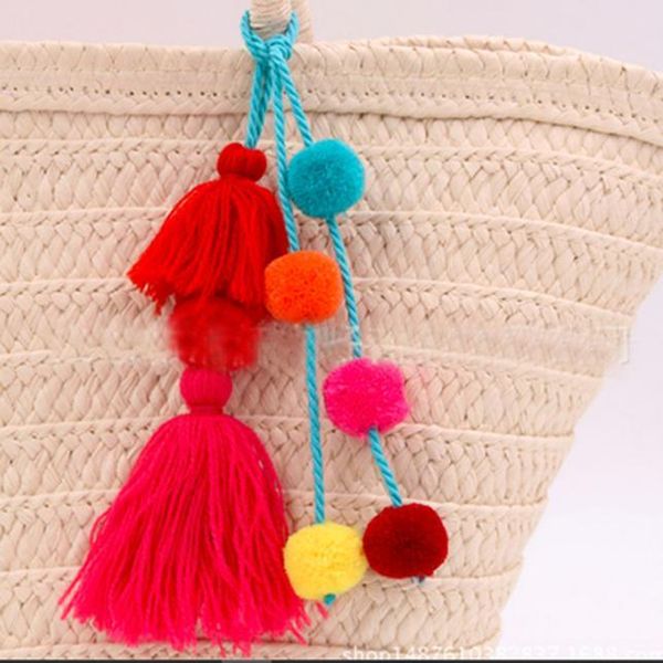 

2019 tassel fur ball keychain pom pom fluffy key chains pompom car keyring women bag pendant jewelry key ring holder qh6008 h bbyrsr, Slivery;golden