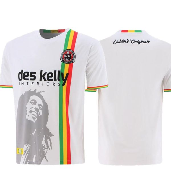 

bohemian fc 2022 bohemian bob marley away soccer jerseys 2023 football shirts 22 23 georgie kelly doherty kris twardek dawson devoy ali coot, Black;yellow