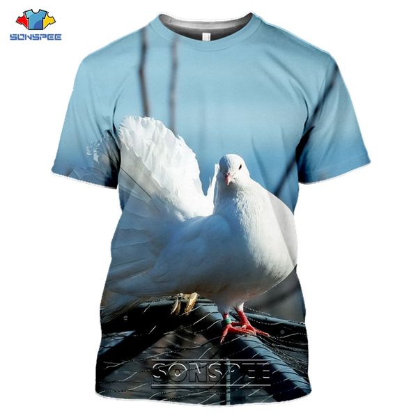 

animal bird pigeons 3d print shirts harajuku aesthetic harajuku men clothing