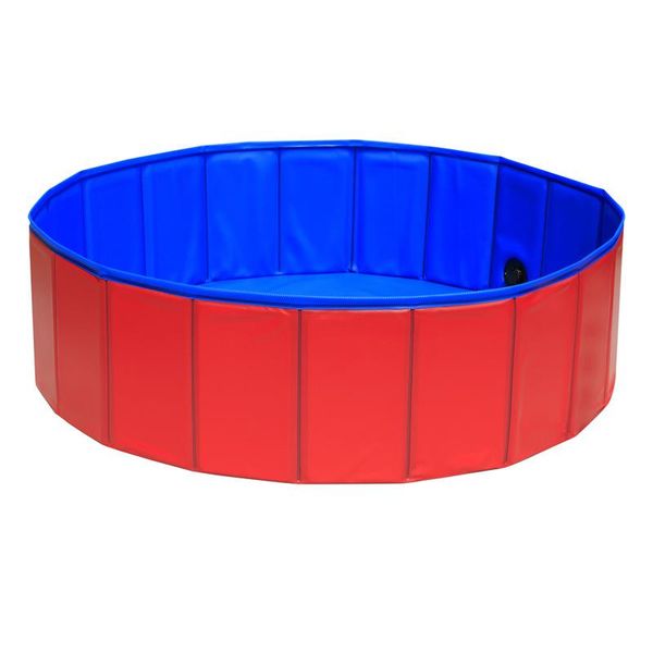 

kennels & pens dropshippig pvc foldable pet dog cat swimming pool washing pond tub bed large small house summer