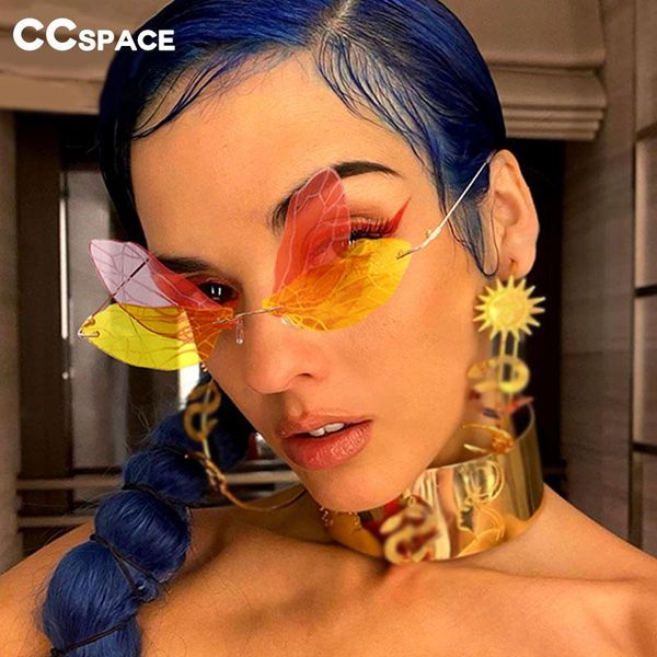 

49133 butterfly frameless luxury sunglasses men women fashion shades uv400 vintage glasses 49133 butterfly supply bbynta alice_bag