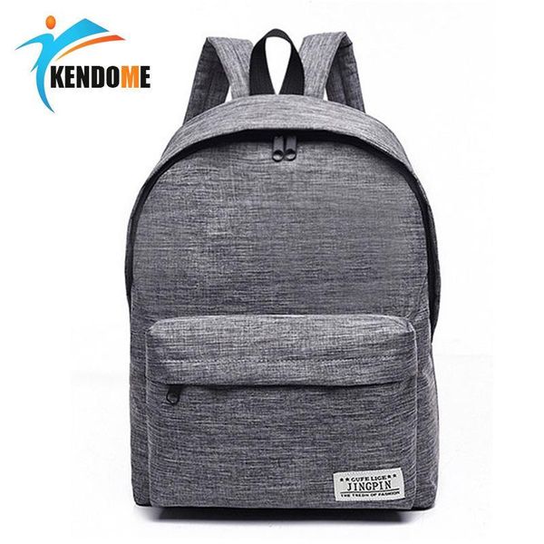 

outdoor simple canvas sports gym backpack male female training backpacks for teenagers travel shoulder bag rucksack mochila