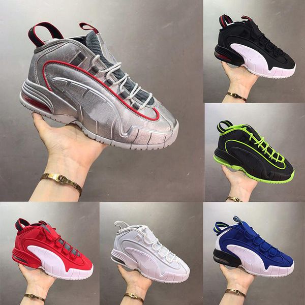 

new penny 1 university red volt black mens basketball shoes cushion penny hardaway baskets 1s foam one sports sneakers designer trainers