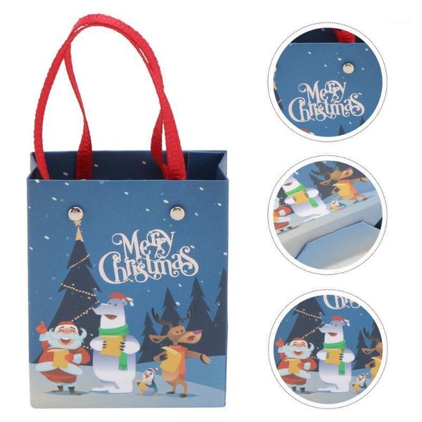 

3pcs decorative mini tote bag mini house layout house accessory (blue)1