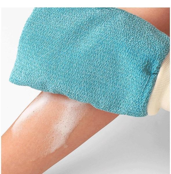 

bath gloves scrubbing exfoliating gloves hammam scrub mitt magic peeling glove exfoliating tan removal mitt(normal coarse feeling) sqctost