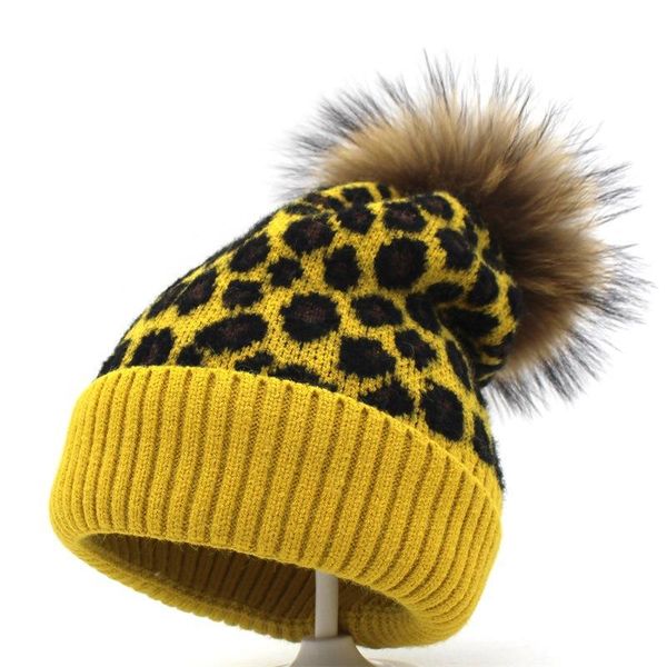 

2020 women winter leopard thick pom-poms hats warm velvet knitted beanie for girls outdoor ski skullies cap, Blue;gray