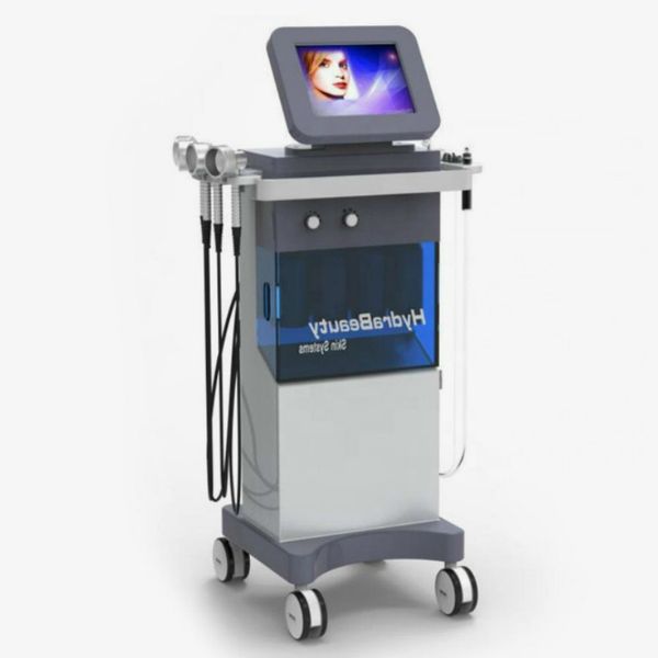 

8 in 1 hydra facial machine rf skin rejuvenaiton microdermabrasion water dermabrasion bio-lifting wrinkle removal hydrafacial spa machine