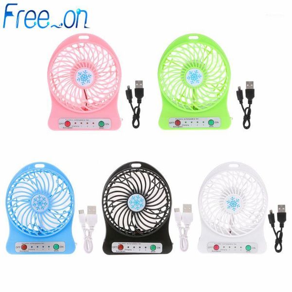 

electric fans portable led light mini fan air cooler desk usb third wind usb1