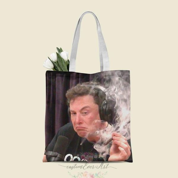 

elon musk joint tote bag custom canvas tote bags for women for teacher birthday bags gift bag personalized gifts