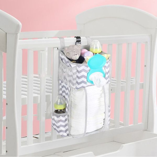 

baby storage organizer crib hanging storage bag caddy organizer for baby essentials bedding set diaper storage bag lj201026