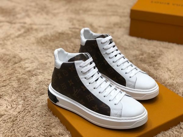 

casual high-sneakers fashion design sneakers comfortable luxury leisure shoes, Black