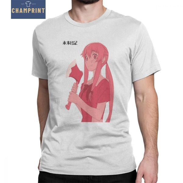 

mirai nikki for gasai yuno anime manga future dairy yandere short sleeve plus size sport hooded sweatshirt hoodie t shirt