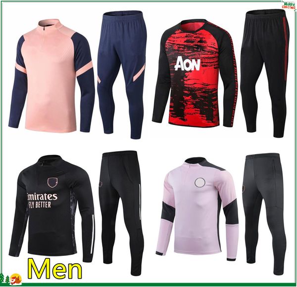 

2020 2021 mens soccer tracksuit 20 21 men football tracksuit football training suit survetement foot chandal futbol jogging, Black;yellow
