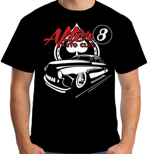 

спорт 2019 горячие продажи 100% хлопок mens после 8 lead sled футболка hot rat rod mercury low rider w16235 футболочку
