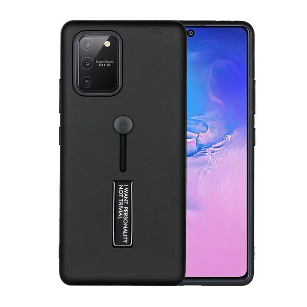 

for samsung galaxy s20 oil feel shockproof tpu pc protective case with holder