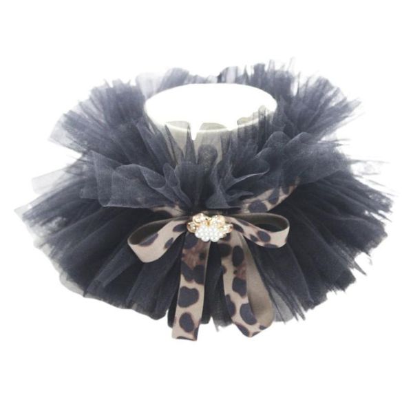 

women victorian ruffled mesh chocker with leopard bowknot detachable fake collar women v qylmyz, White