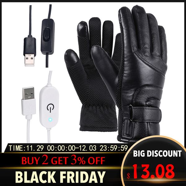 

мотоцикл с электрическим подогревом ветрозащитный велоспорт езда на лыжах теплый отопительные перчатки usb powered для мужчин женщин, Blue;gray