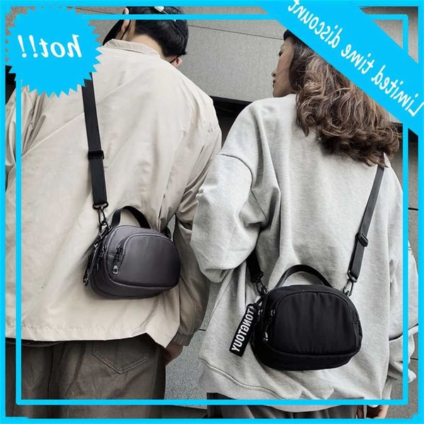 

origin creative crossbody korean bailu pure nylon canvas bag