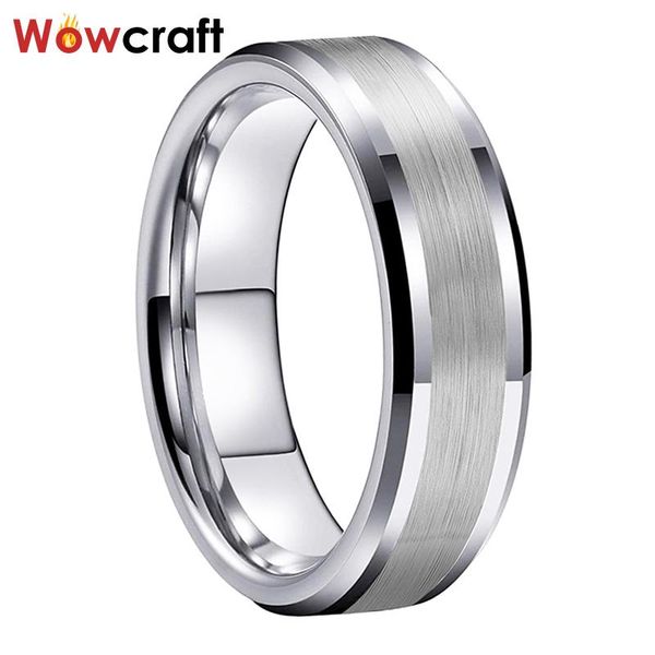 

6мм вольфрама обручальные кольца для женщин матовый пара кольцо свадебные украшения anniversary rings, Slivery;golden