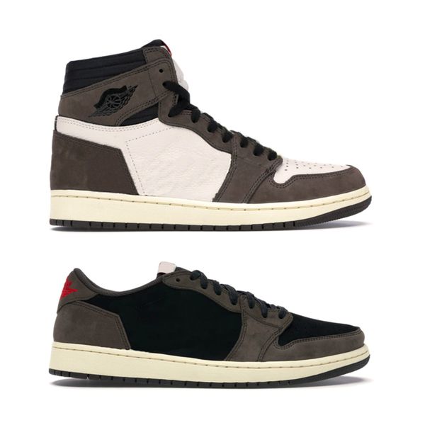 

man sport shoes j 1 retro high travis scotts with original box women cactus jack sneaker size 5.5-12