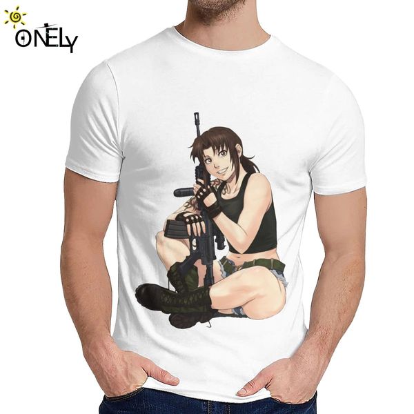 

popular revy from black lagoon anime t shirt male stylish t-shirt fashion crewneck sport hooded sweatshirt hoodie